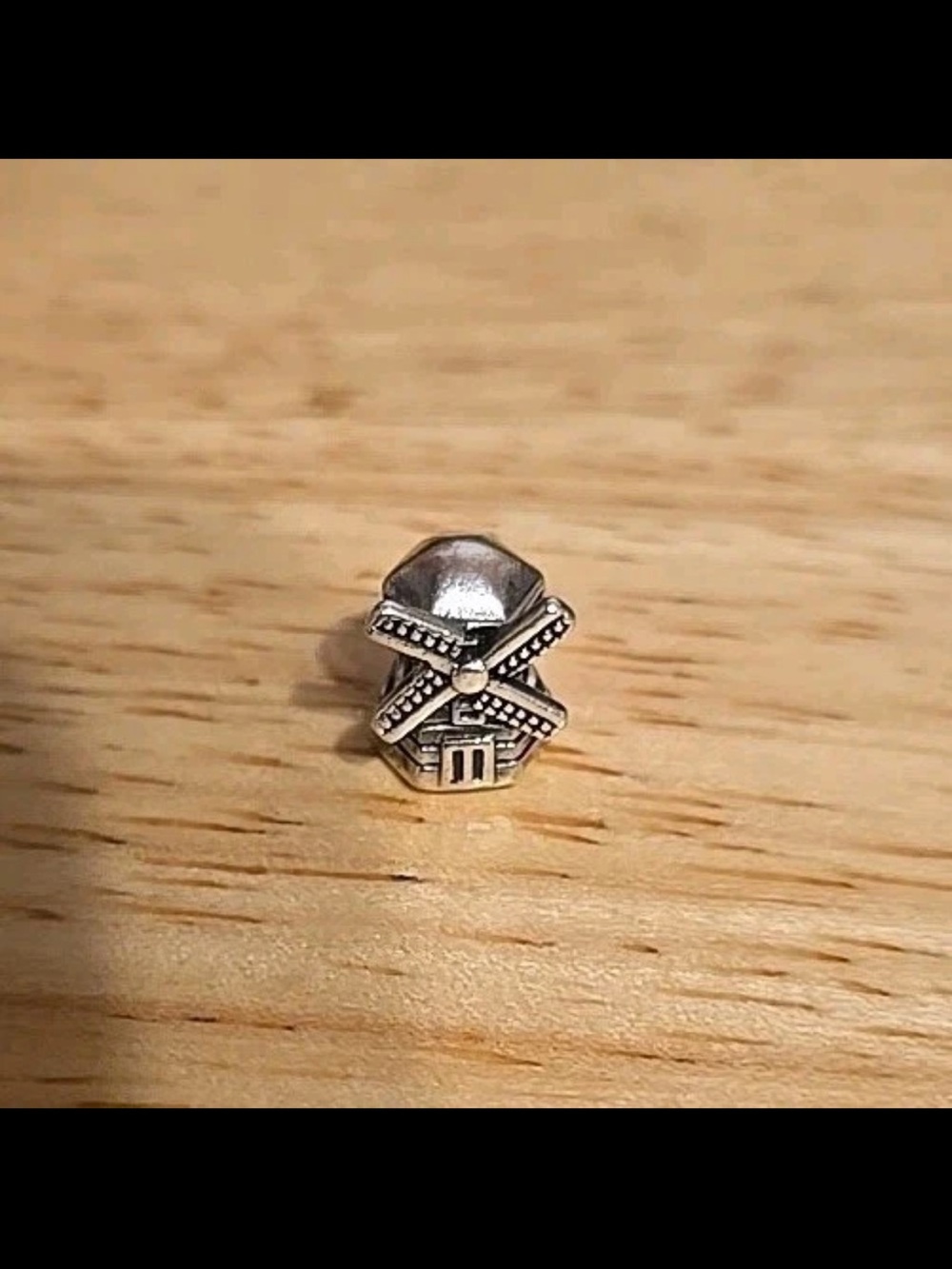 Rare Authentic Pandora Windmill Silver Charm 925 ALE